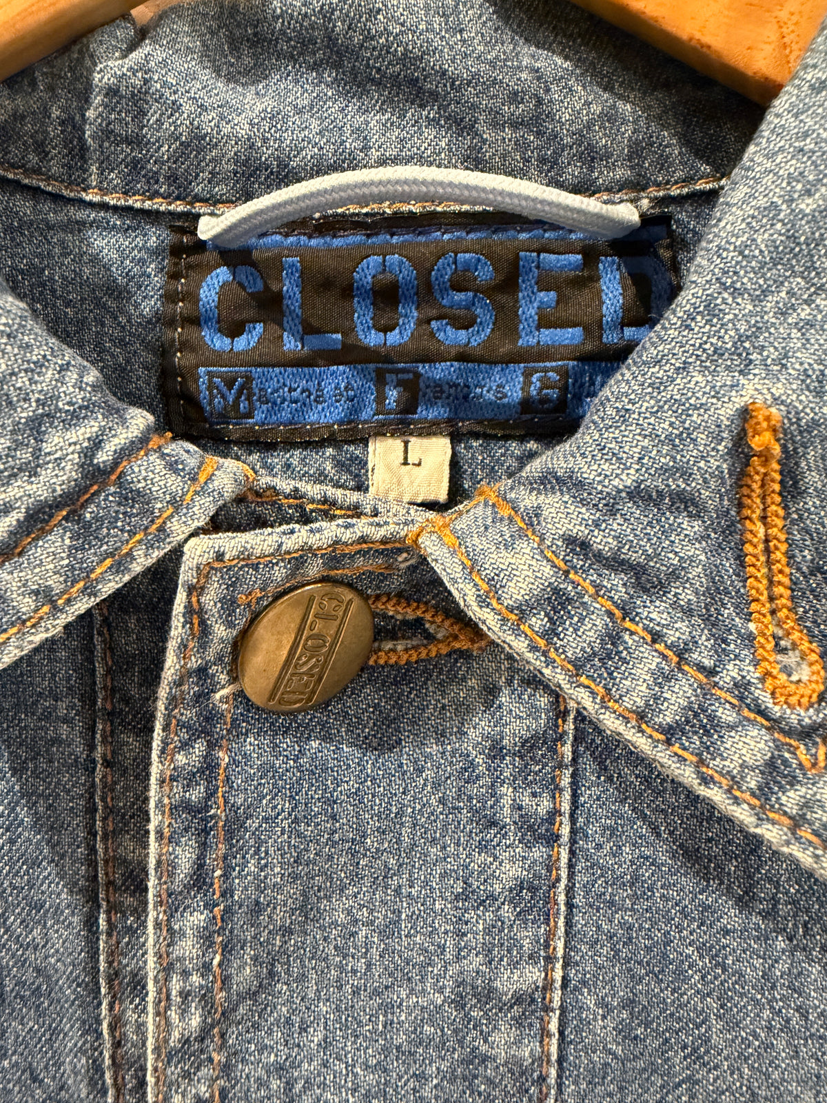 1980s CLOSED by Marithé + François Girbaud Studded Denim Jacket