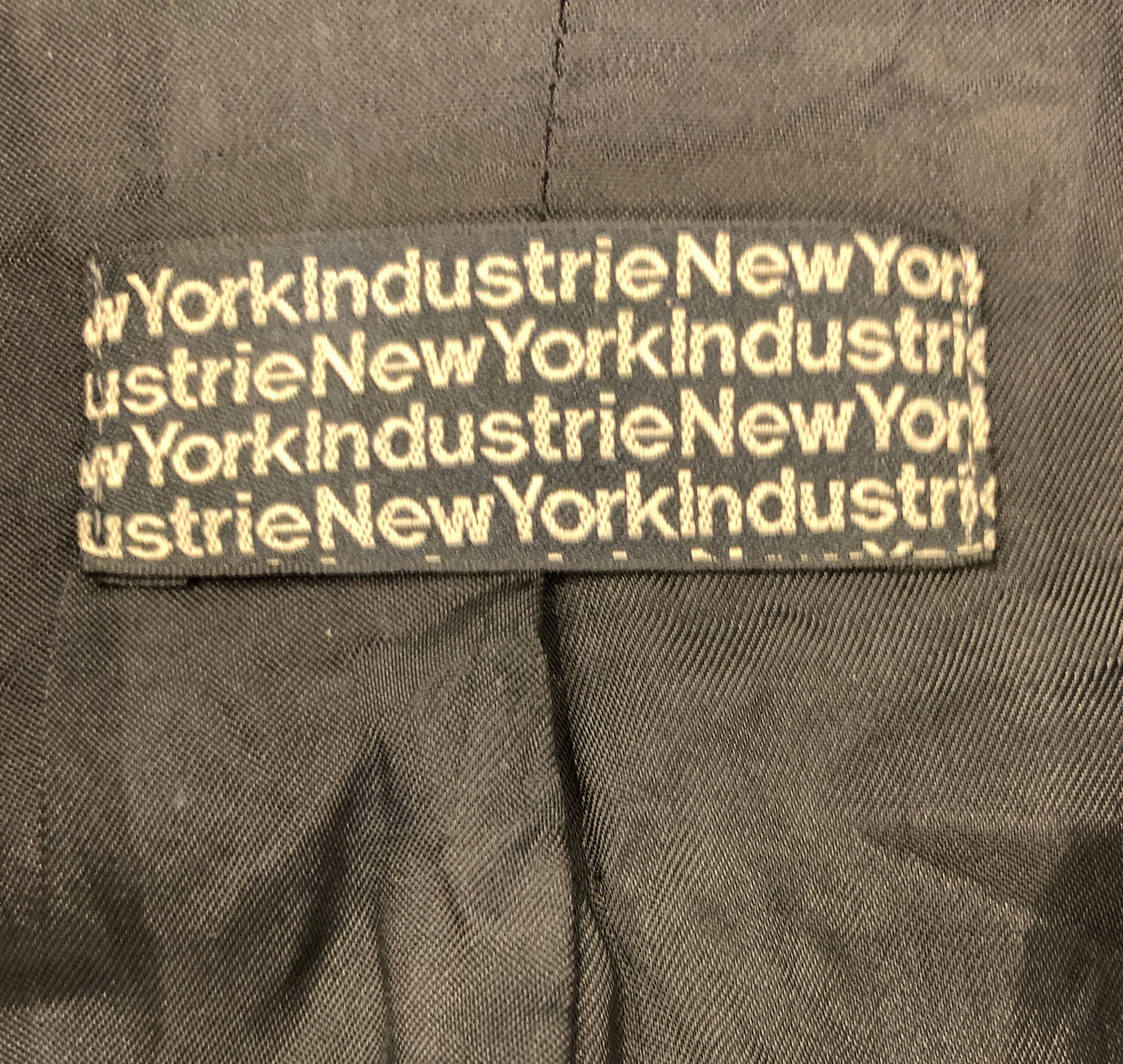 Vintage Kostas Murkudis x New York Industries Early 2000 Black Wool Perfecto Jacket
