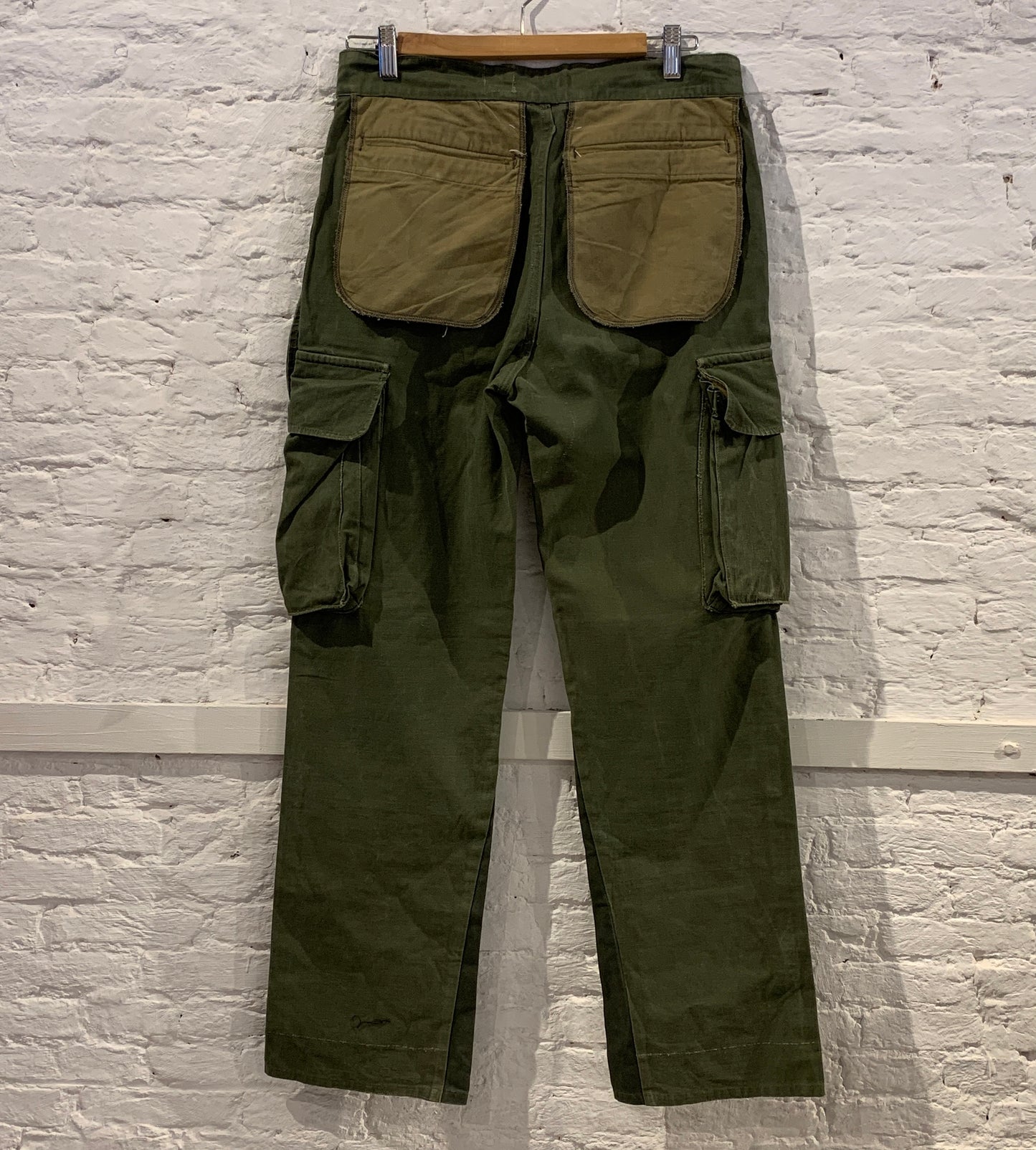 Martin Margiela A/W98 Inside-Out Green Cotton Army trousers