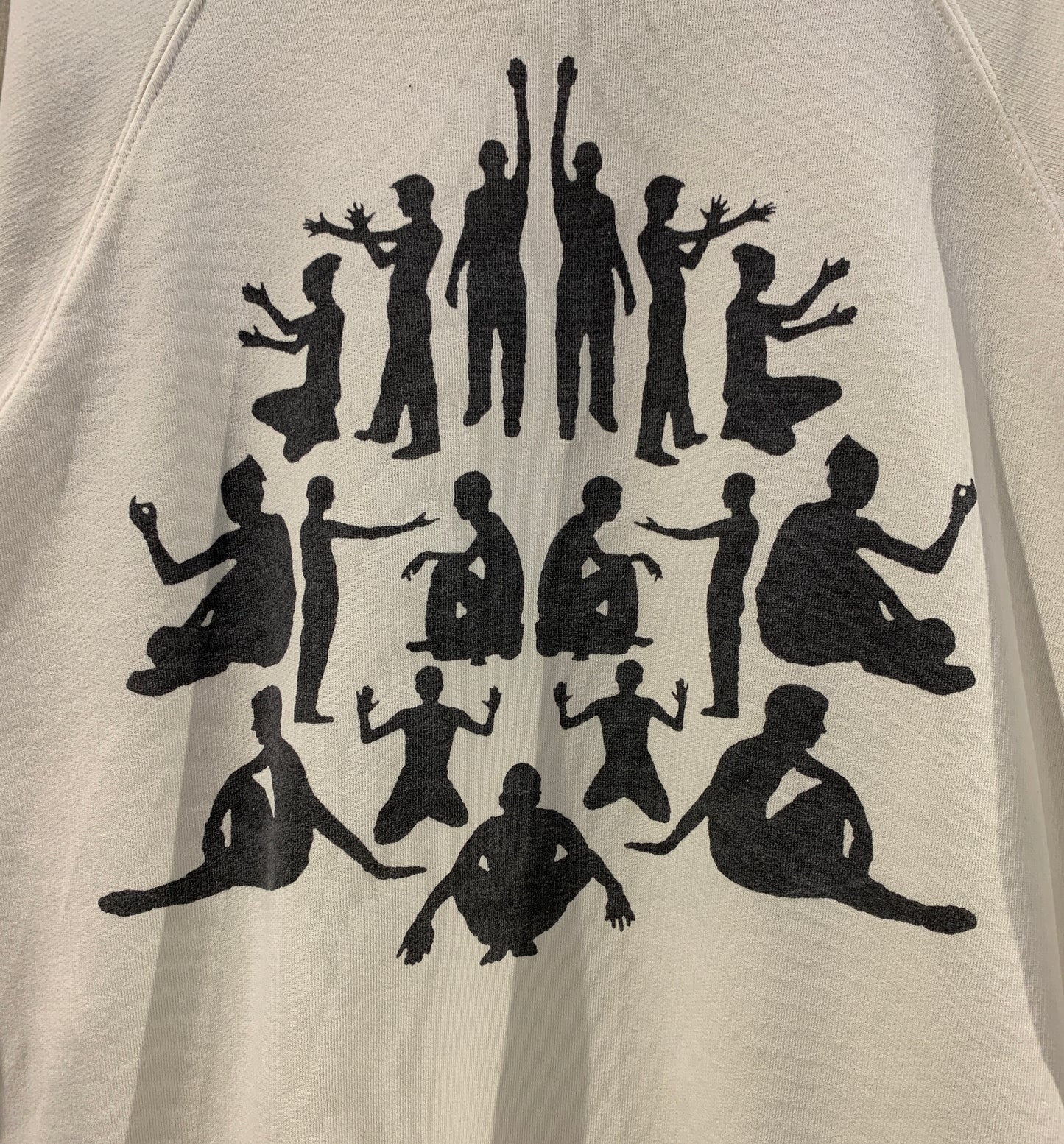 Raf Simons S/S 2004 May the Circle Be Unbroken Collection Yoga Positions Sweatshirt