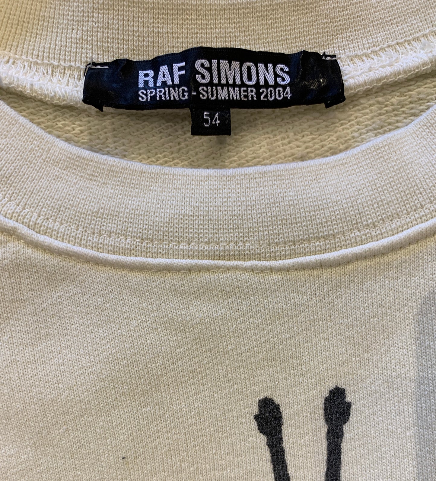 Raf Simons S/S 2004 May the Circle Be Unbroken Collection Yoga Positions Sweatshirt