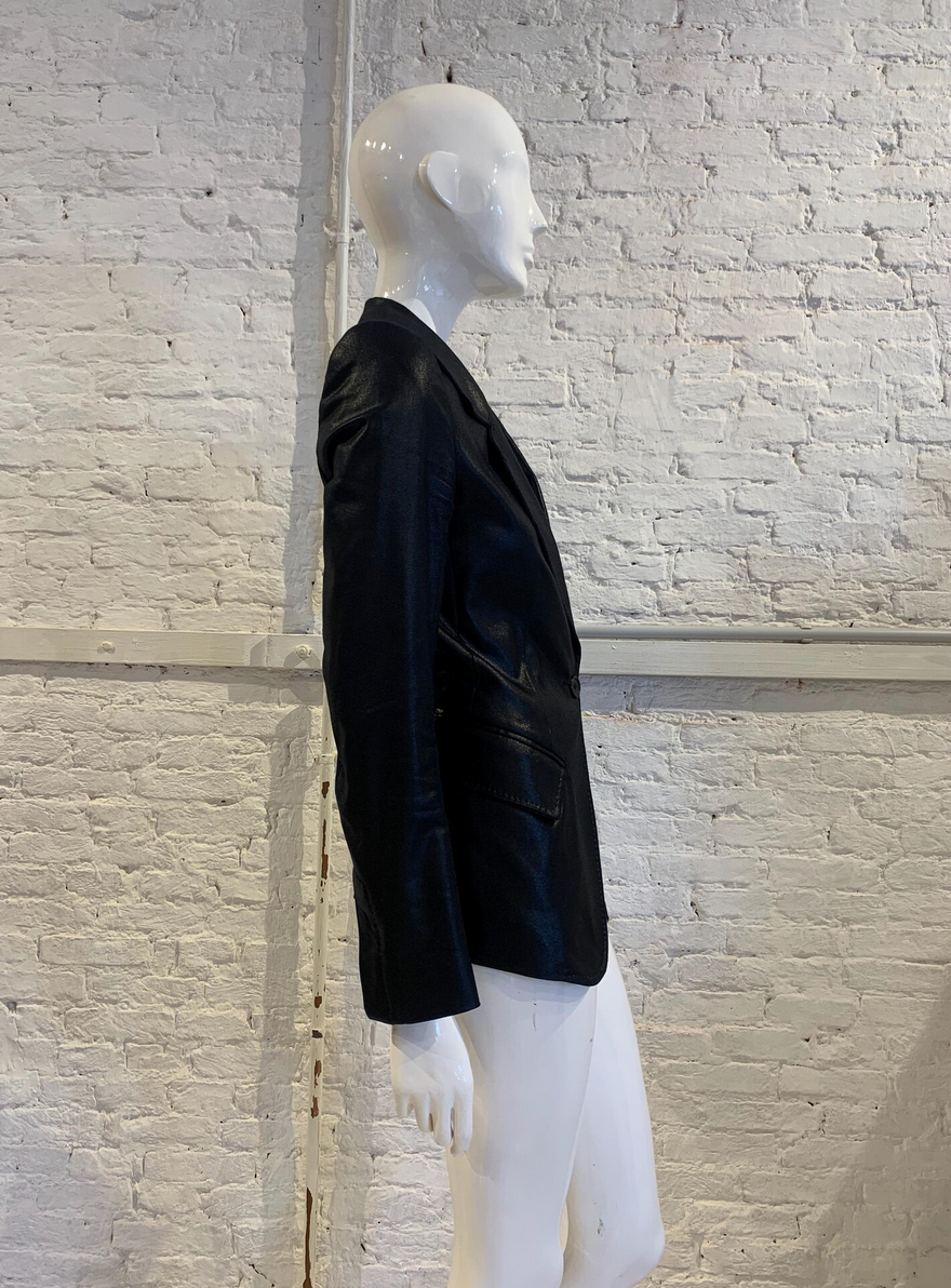 Ann Demeulemeester Black Single Breasted Jacket