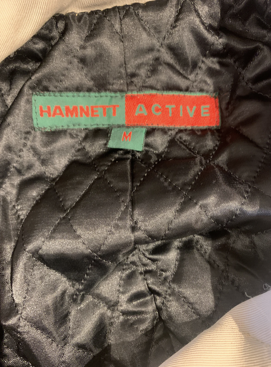 Katharine Hamnett 1980s Beige Gabardine Quilted Raglan sleeve Oversized Mac Coat