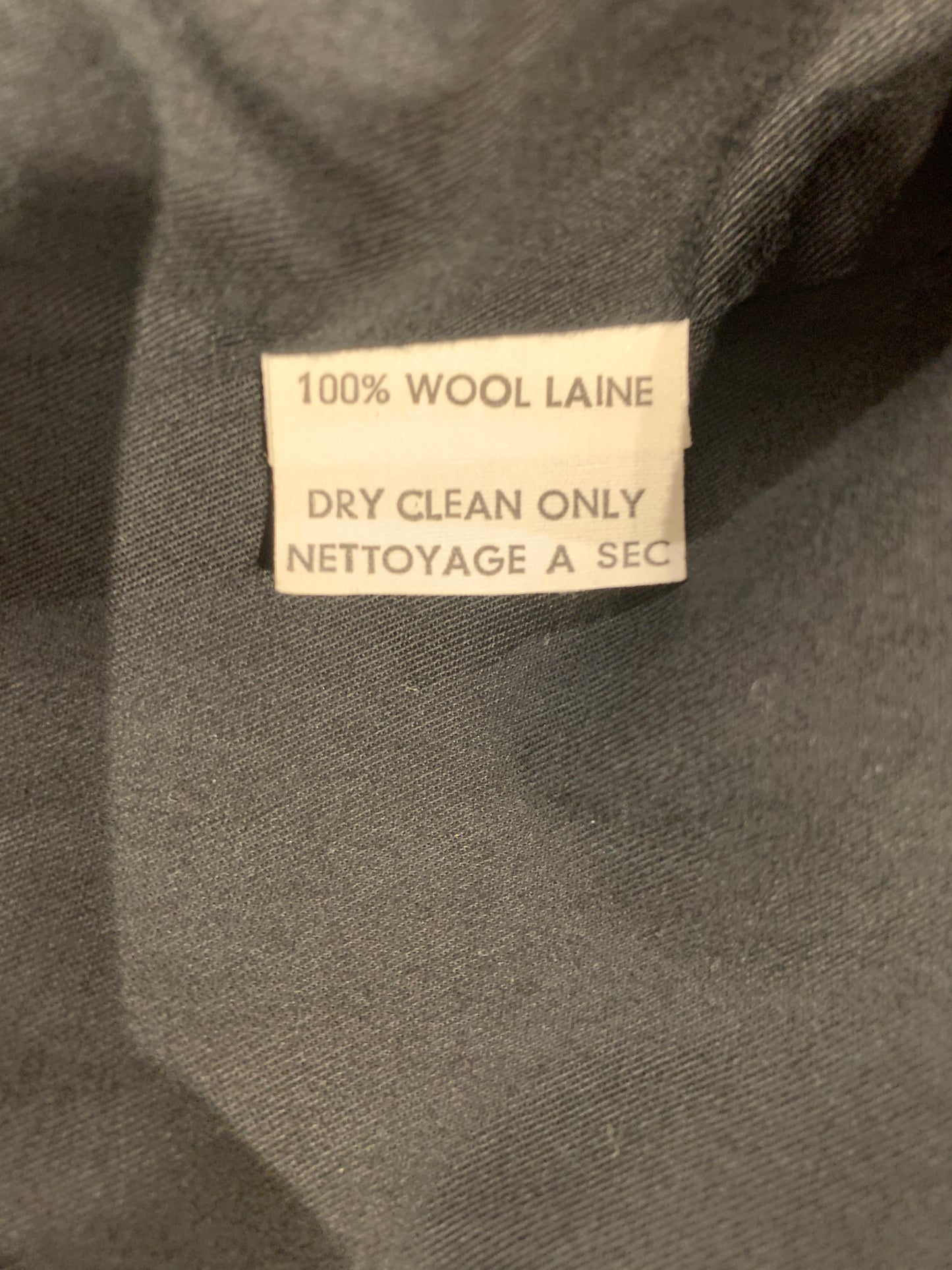 Vintage Veronique Branquinho Black Wool Blazer with Layered Lapel. Antwerp 6