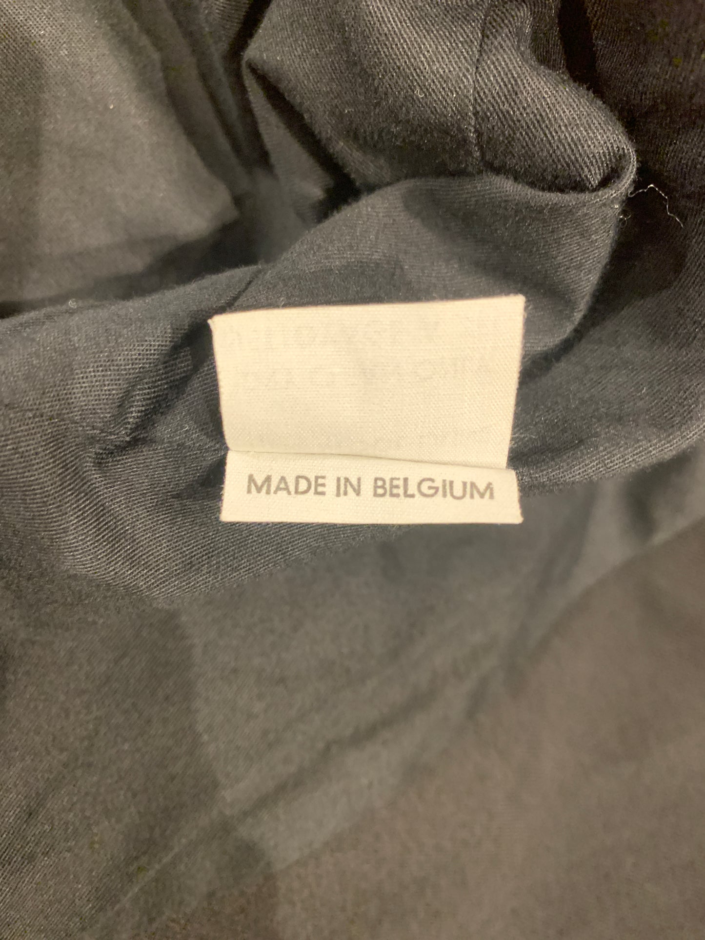 Vintage Veronique Branquinho Black Wool Blazer with Layered Lapel. Antwerp 6