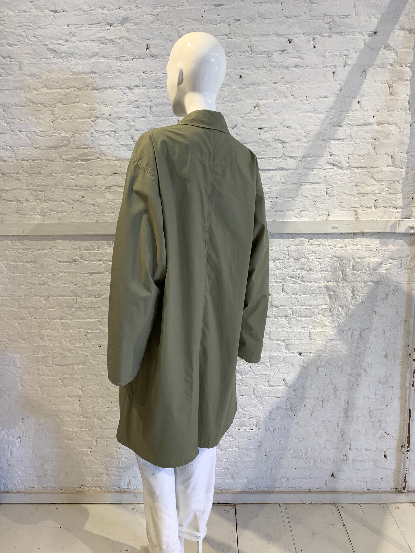 Vintage 1980s/90s Giorgio Armani Italy Cotton Military Mac