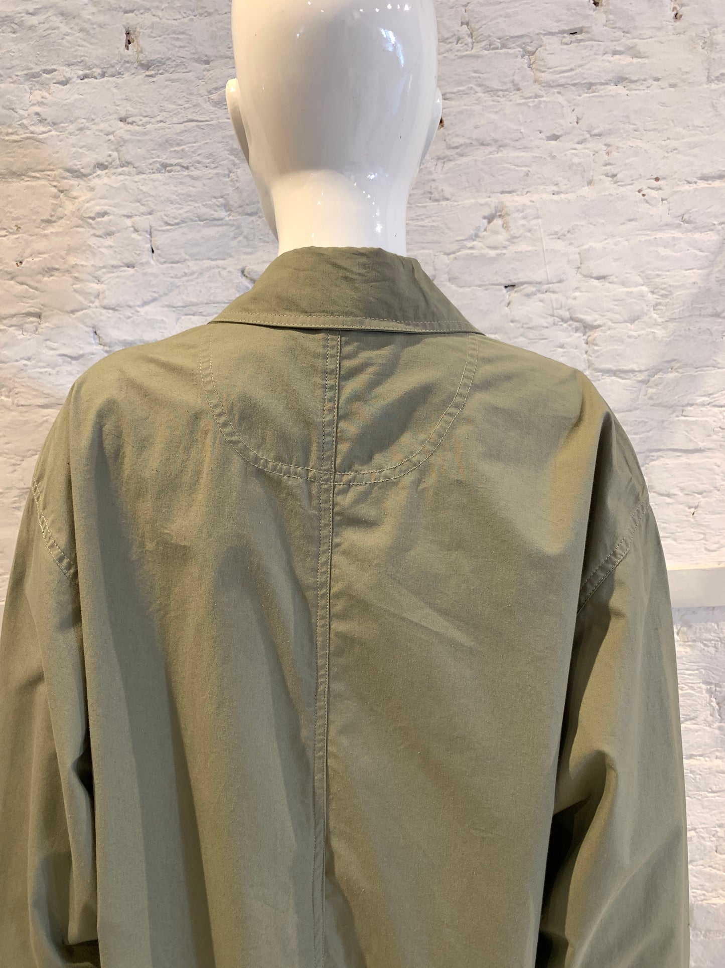 Vintage 1980s/90s Giorgio Armani Italy Cotton Military Mac