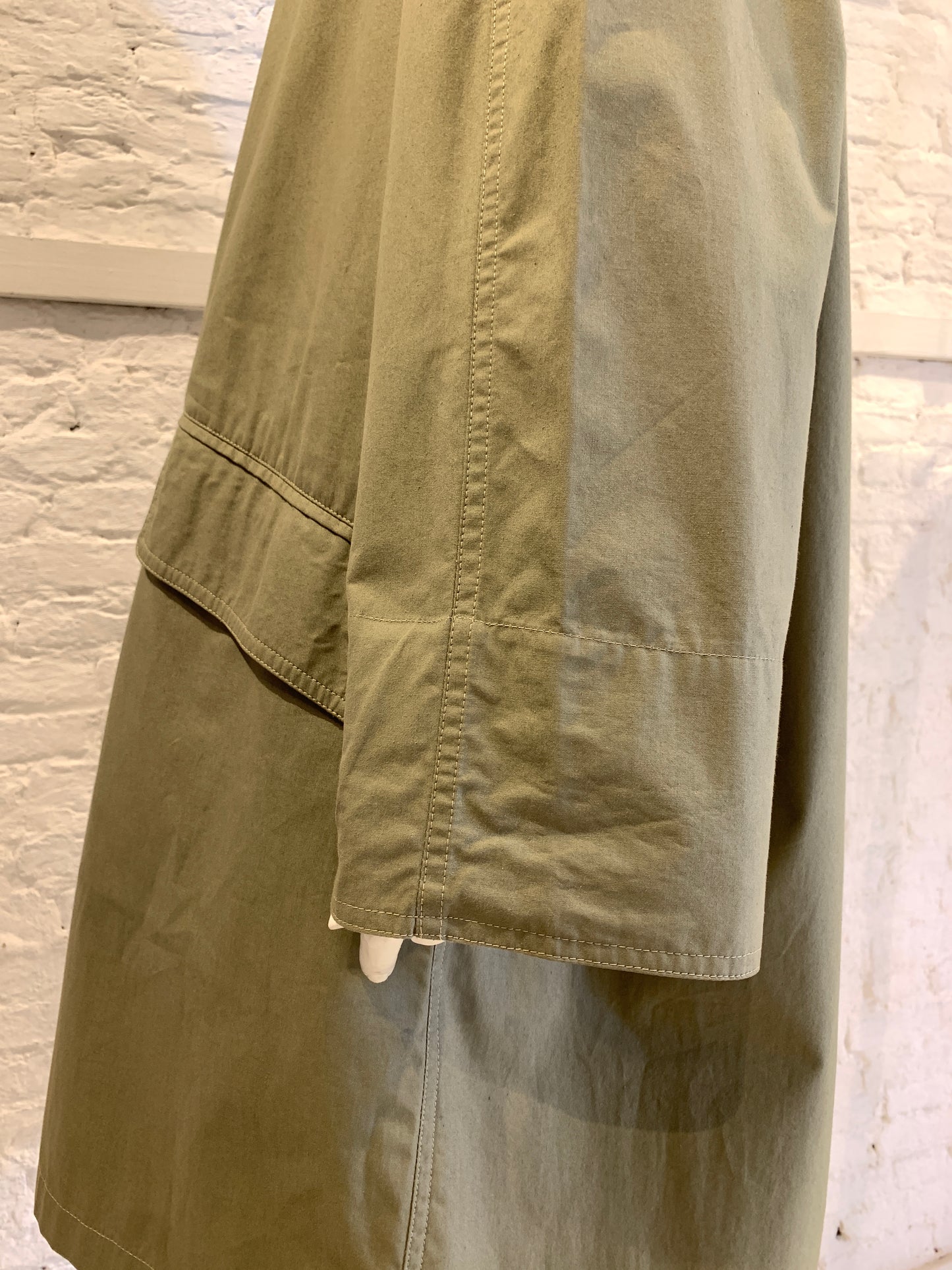 Vintage 1980s/90s Giorgio Armani Italy Cotton Military Mac