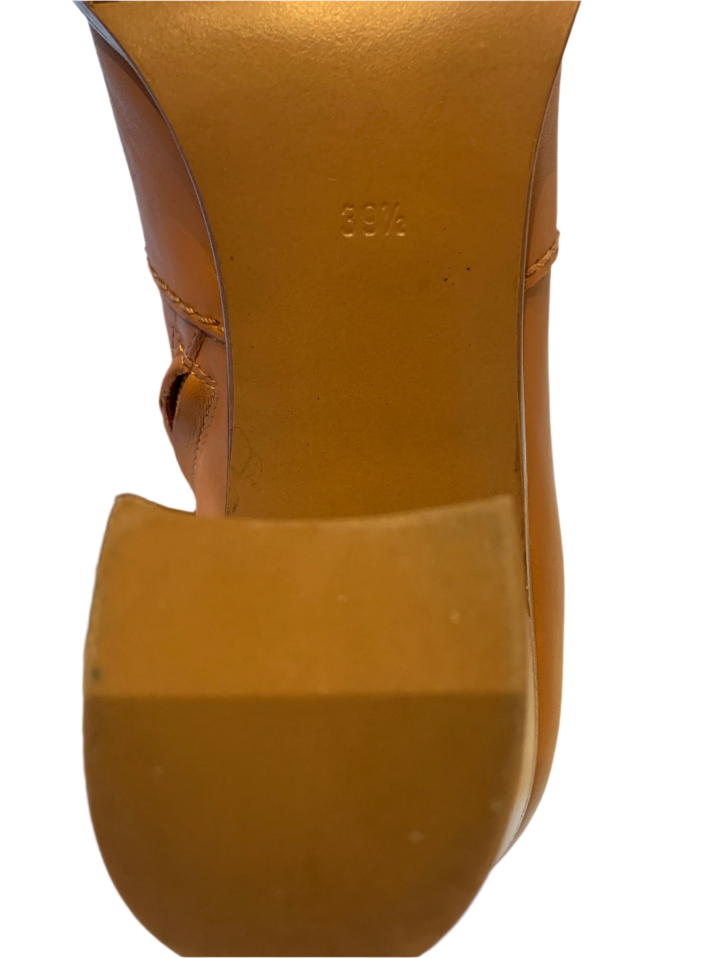Veronique Branquinho Tan Leather Ankle Boots 39.5