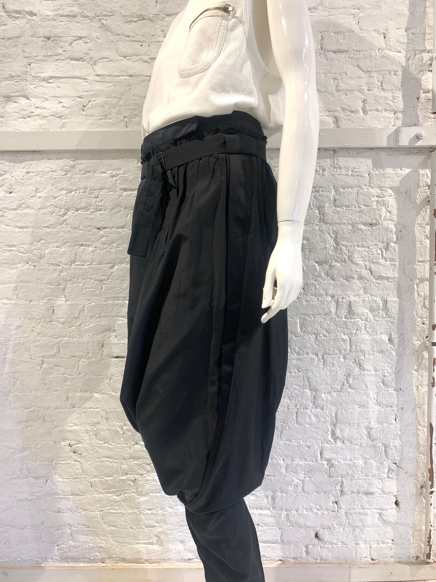 Vintage Veronique Branquinho Cotton Parachute Harem Style Trousers Rare