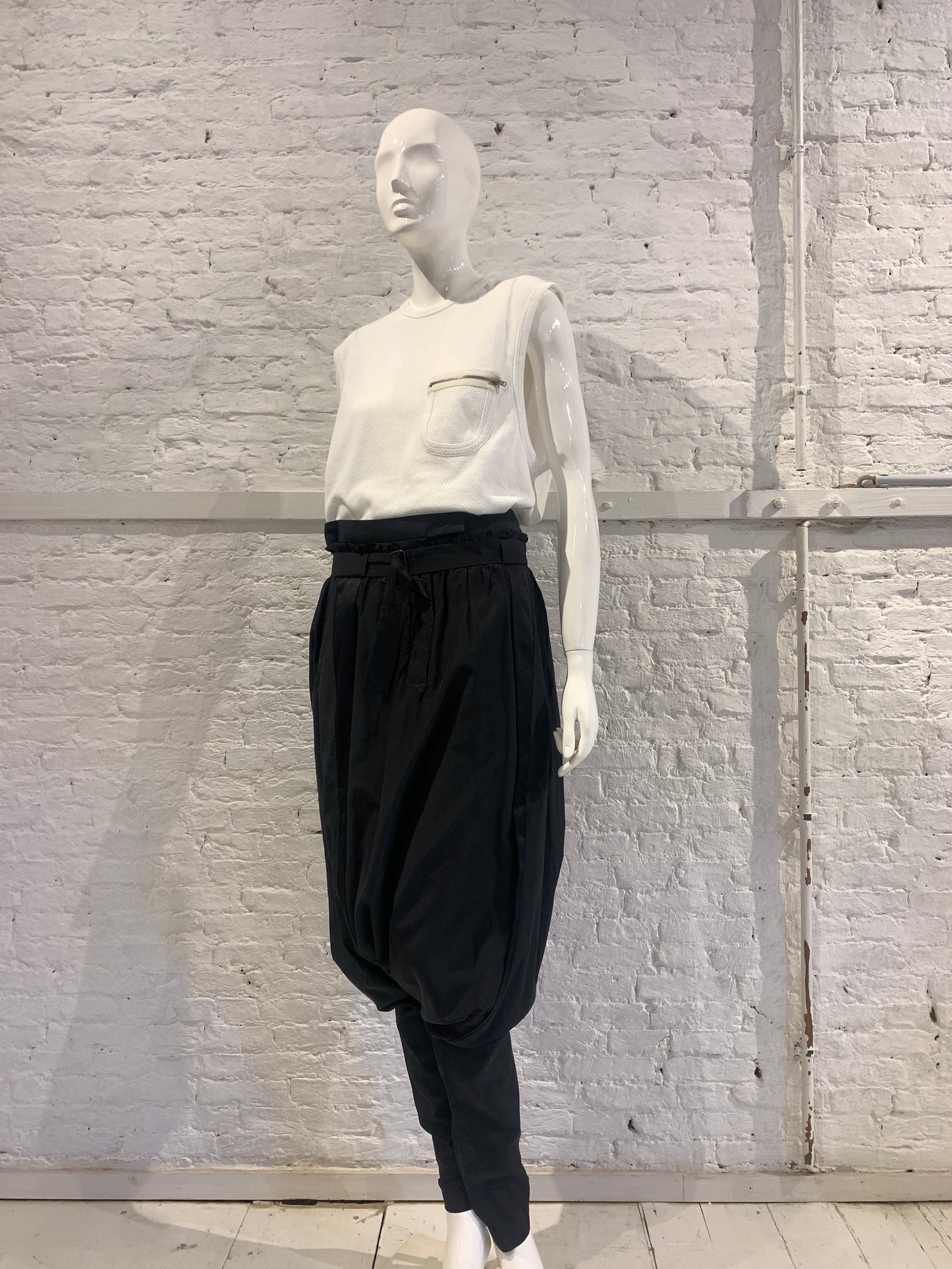 Vintage Veronique Branquinho Cotton Parachute Harem Style Trousers Rare