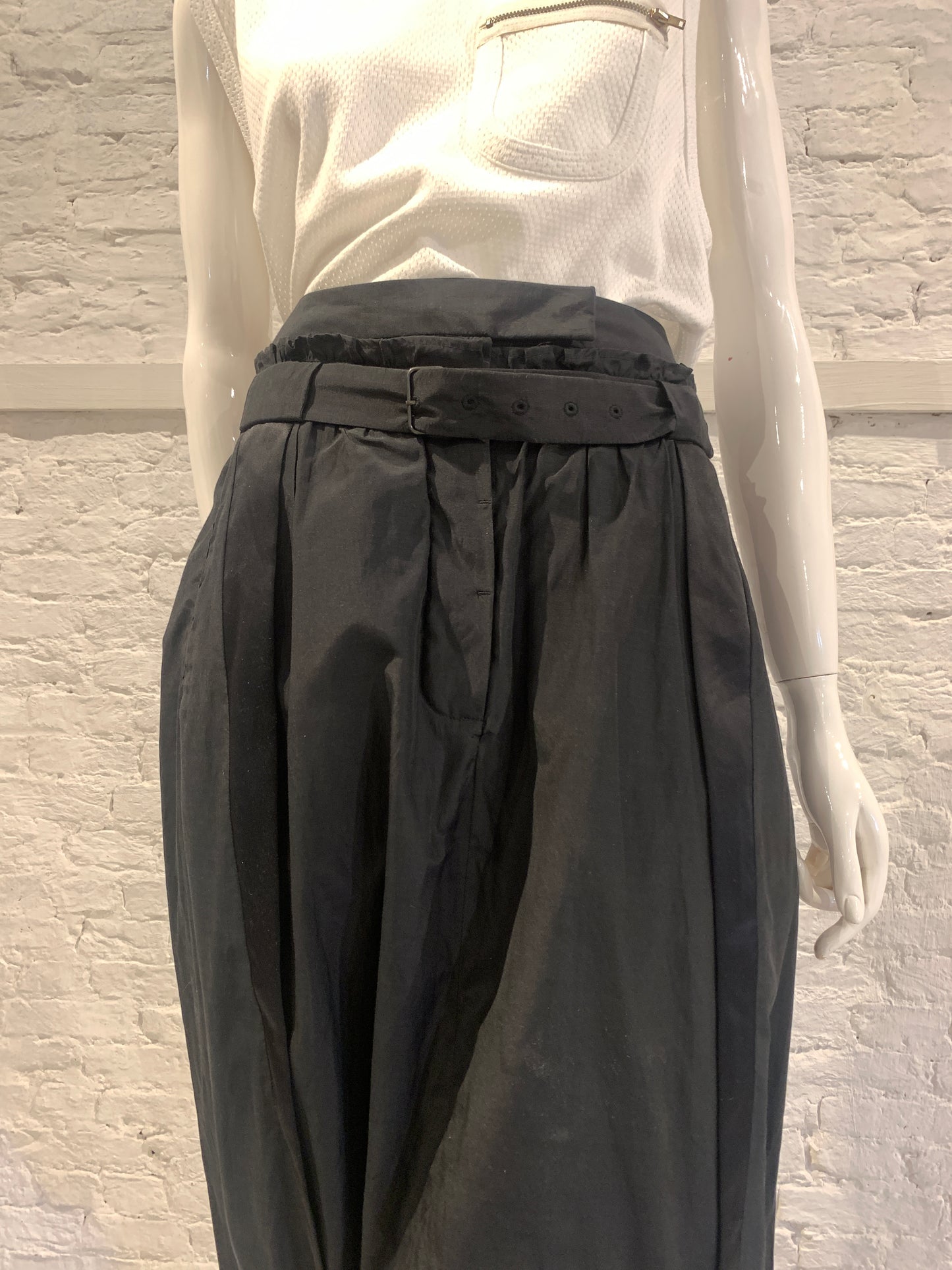 Vintage Veronique Branquinho Cotton Parachute Harem Style Trousers Rare