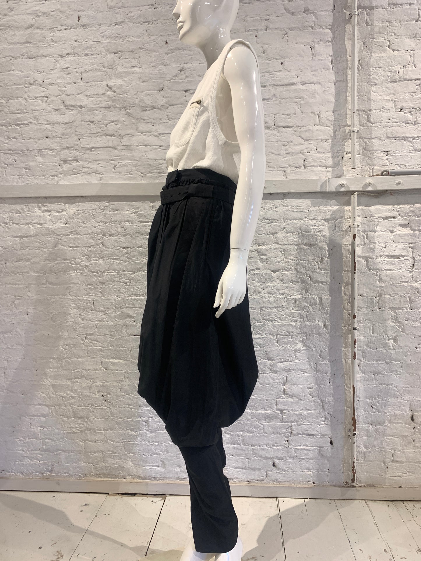Vintage Veronique Branquinho Cotton Parachute Harem Style Trousers Rare
