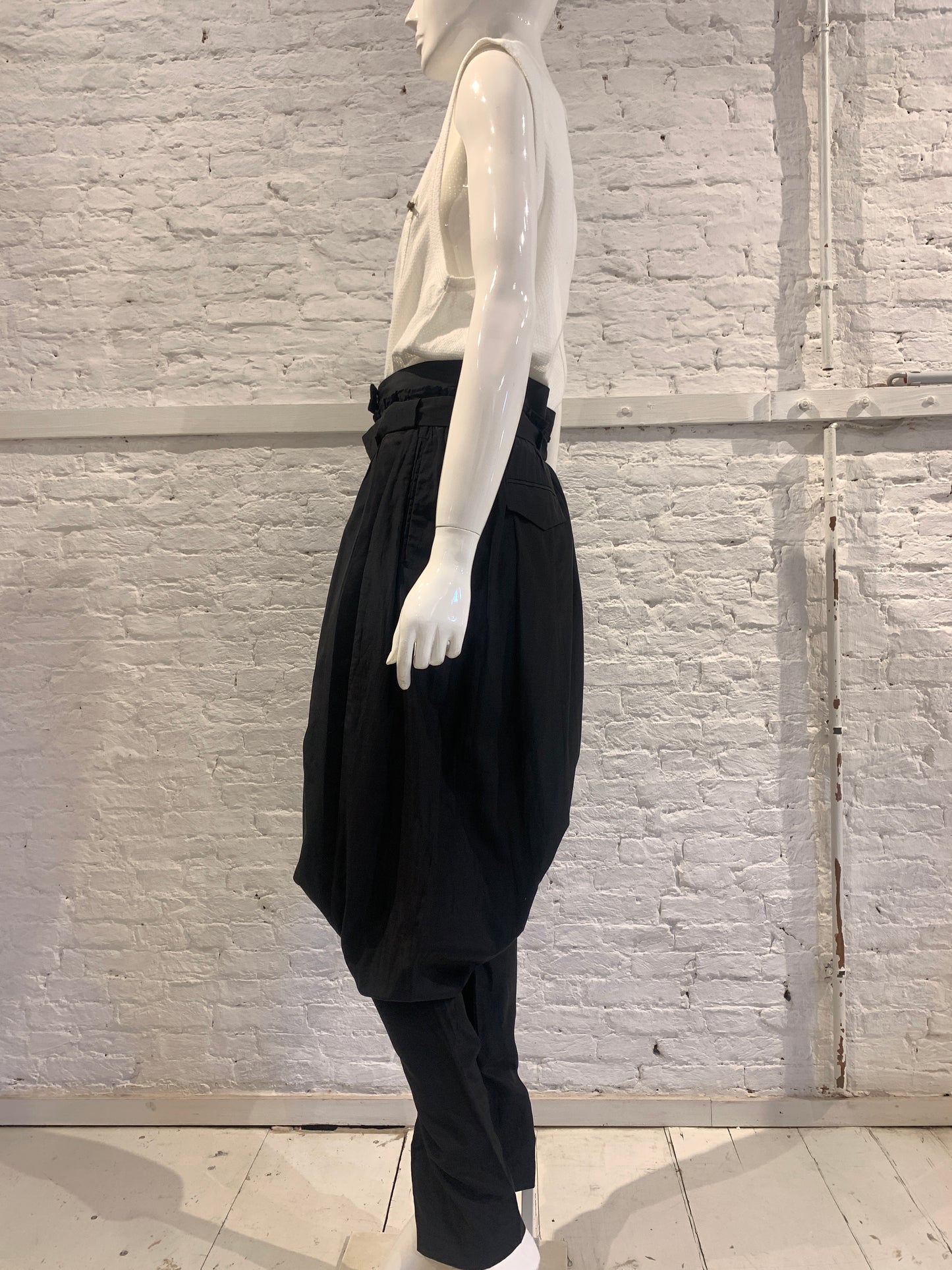 Vintage Veronique Branquinho Cotton Parachute Harem Style Trousers Rare