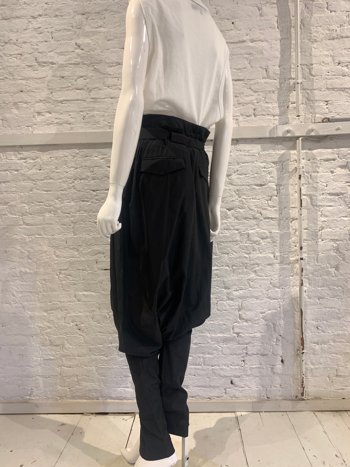 Vintage Veronique Branquinho Cotton Parachute Harem Style Trousers Rare