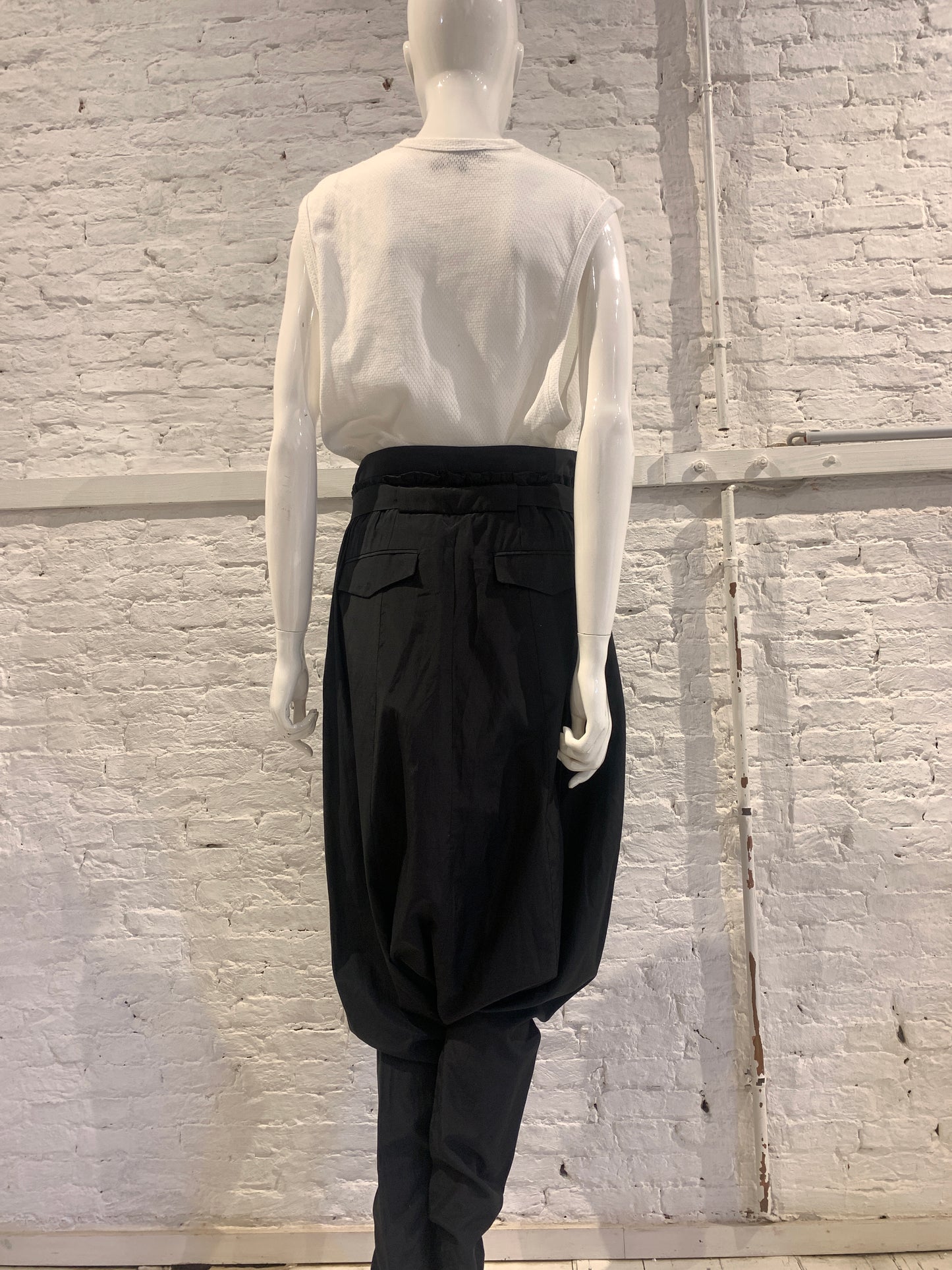 Vintage Veronique Branquinho Cotton Parachute Harem Style Trousers Rare