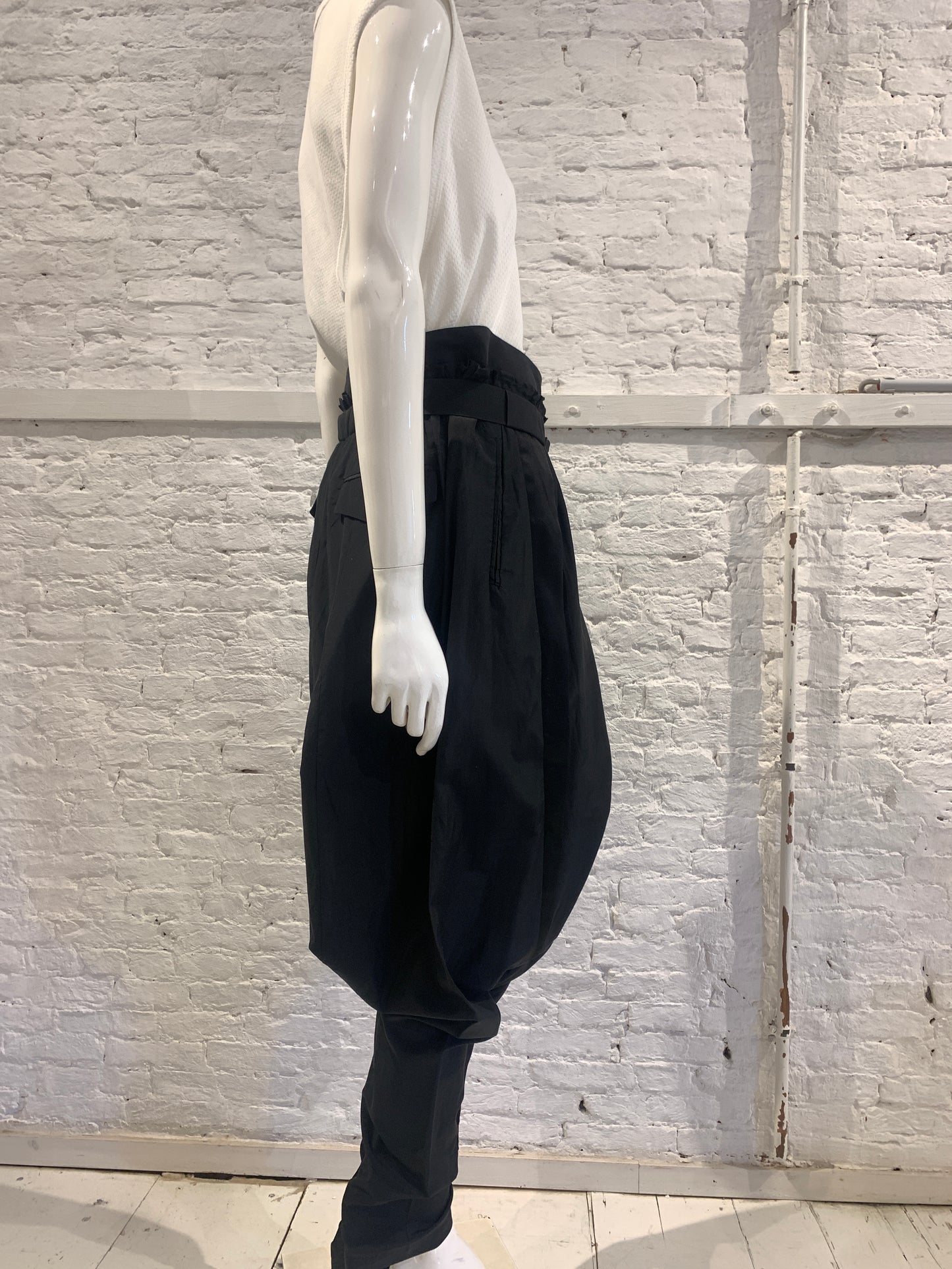 Vintage Veronique Branquinho Cotton Parachute Harem Style Trousers Rare