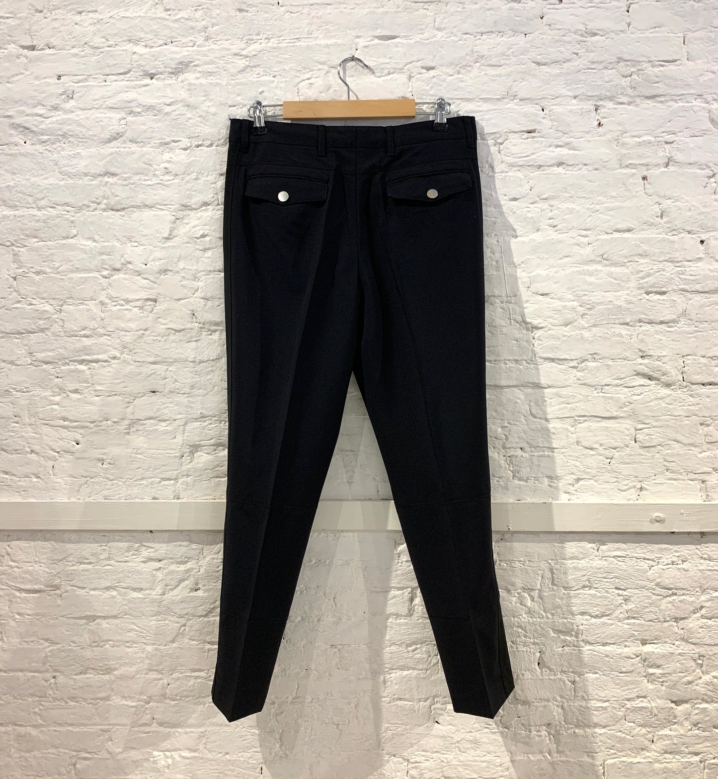 Rare Vintage Raf Simons Wool Tuexedo Darted Knee Trousers