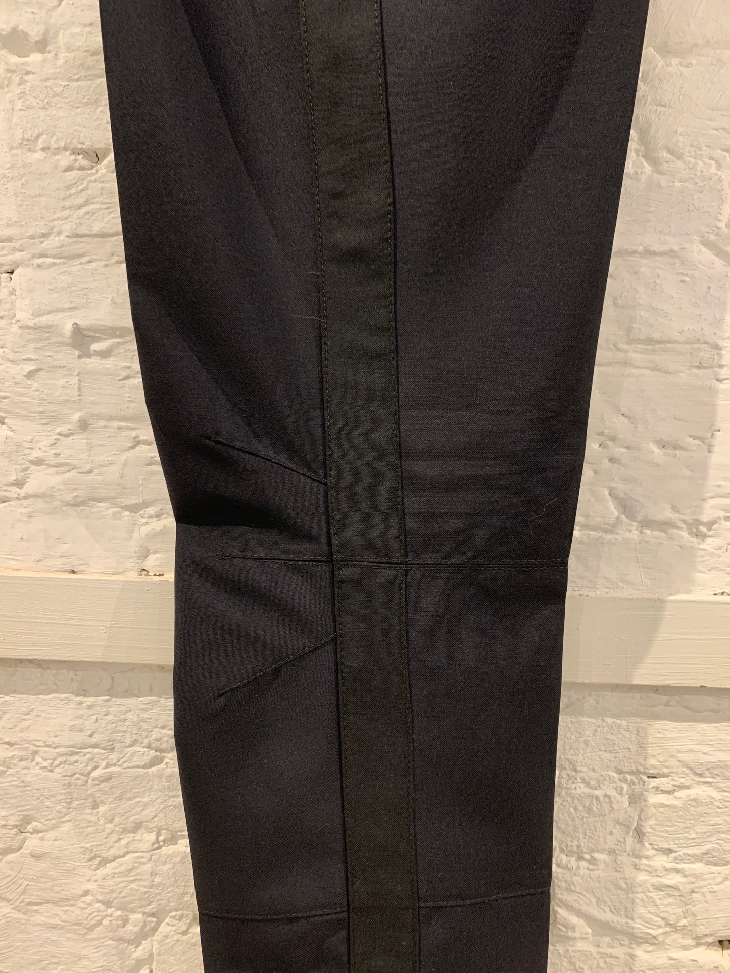Rare Vintage Raf Simons Wool Tuexedo Darted Knee Trousers