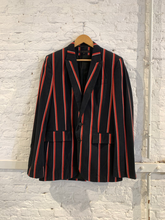 Vintage Veronique Branquinho SS 2006 Striped School Boy Blazer Jacket