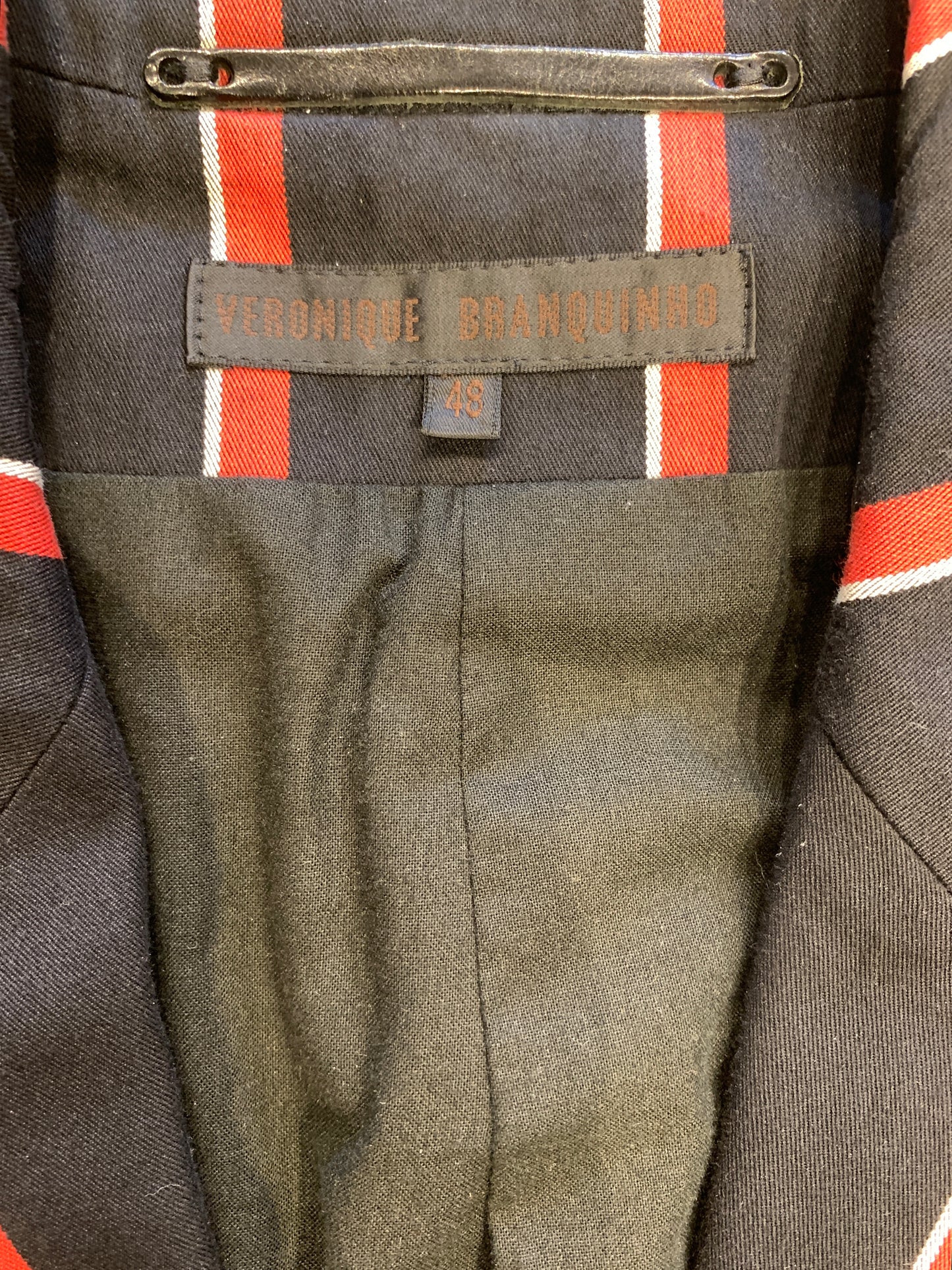 Vintage Veronique Branquinho SS 2006 Striped School Boy Blazer Jacket
