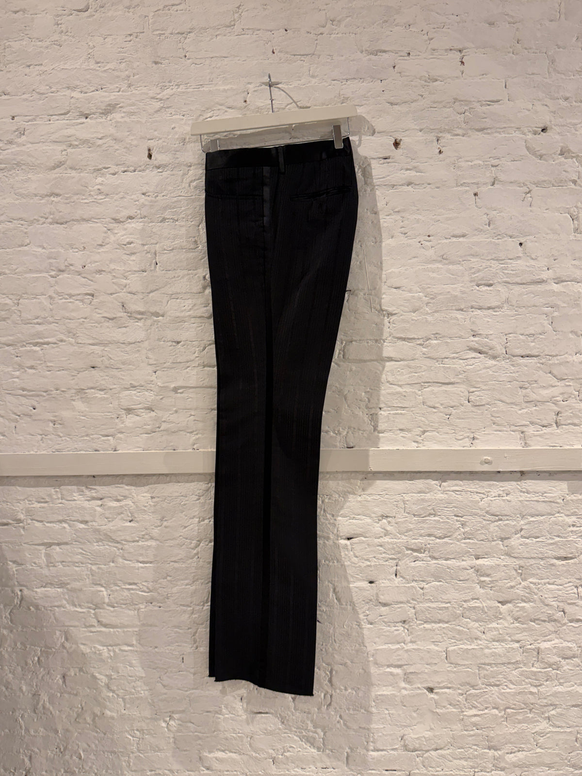 NWT Archival 2008 Gucci Cotton-Silk Tuxedo Trousers - Size IT 50