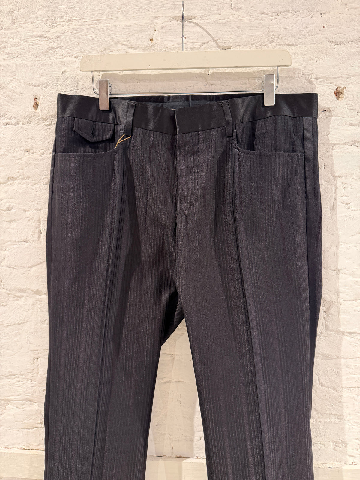 NWT Archival 2008 Gucci Cotton-Silk Tuxedo Trousers - Size IT 50