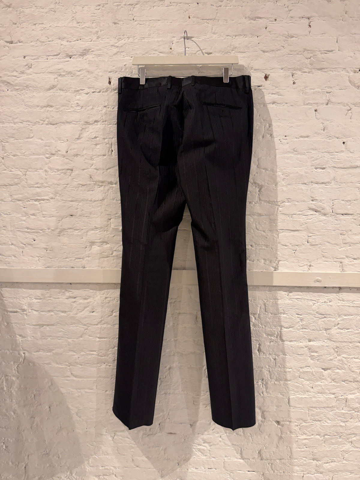 NWT Archival 2008 Gucci Cotton-Silk Tuxedo Trousers - Size IT 50