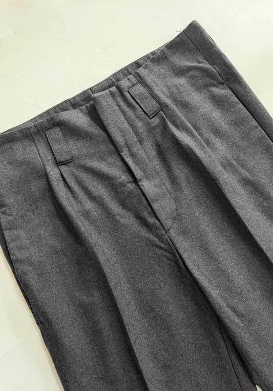 Raf Simons AW 2000-2001 "Confusion" Class 3/4 Pleated Wool Pants – Size 50
