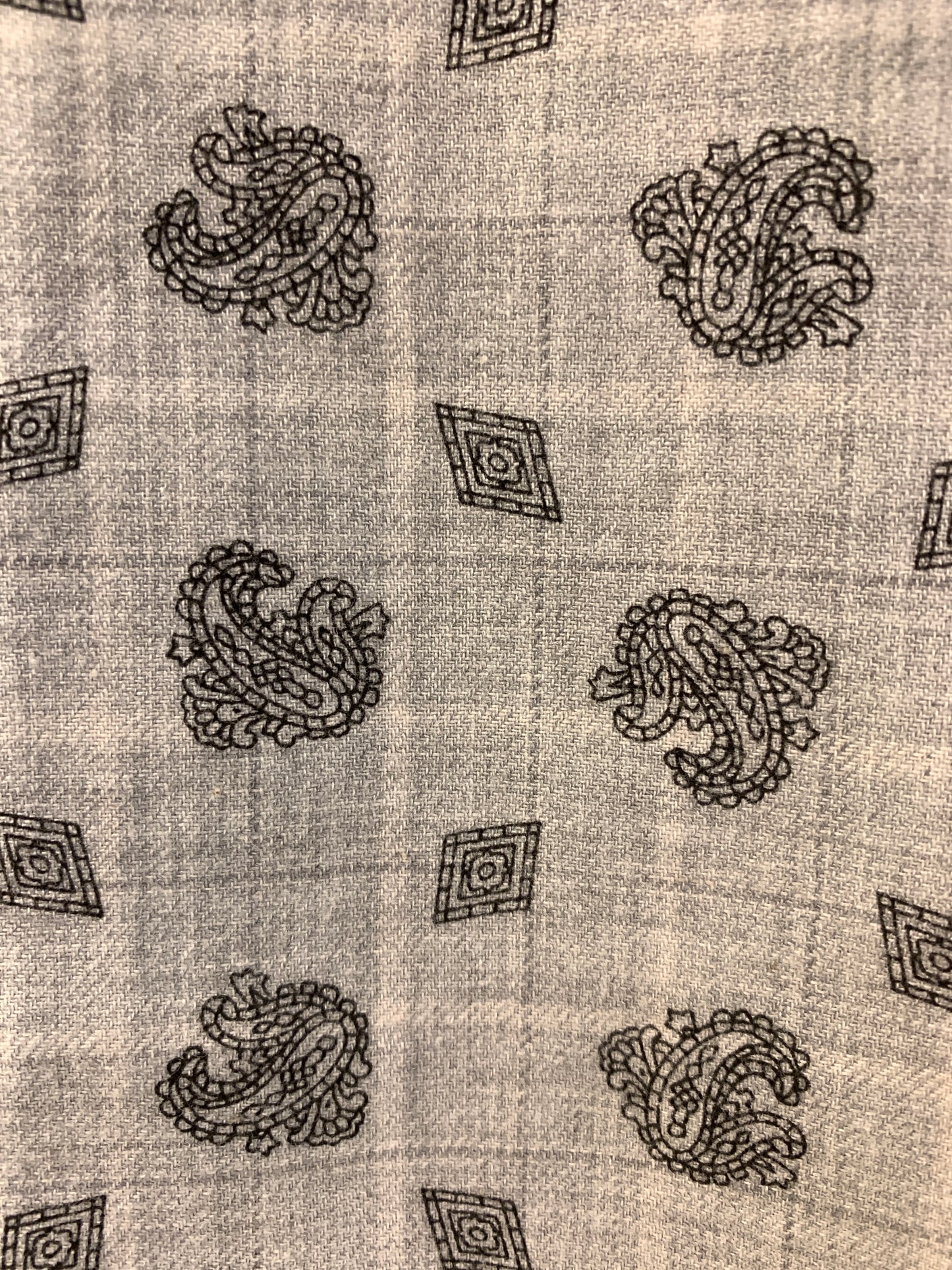 Raf Simons A/W 2004/05 Waves collection oversized cotton paisley print shirt