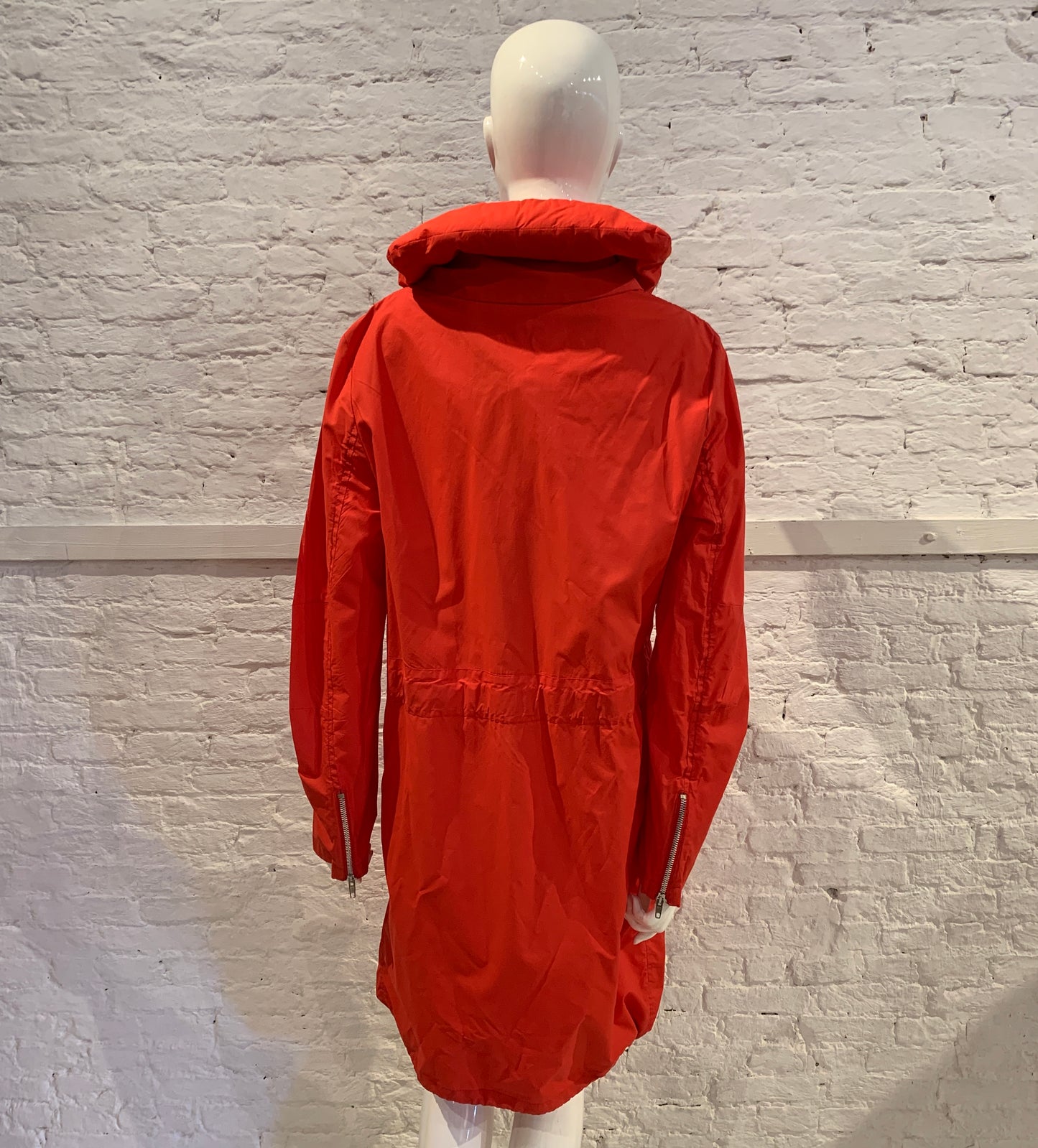 Vintage  Helmut Lang S/S 2000 Pillow Neck Hooded  3D Pocket Bondage Hooded Parka Coat