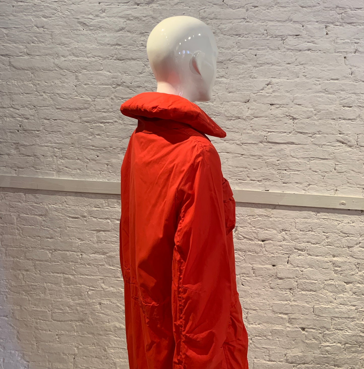 Vintage  Helmut Lang S/S 2000 Pillow Neck Hooded  3D Pocket Bondage Hooded Parka Coat