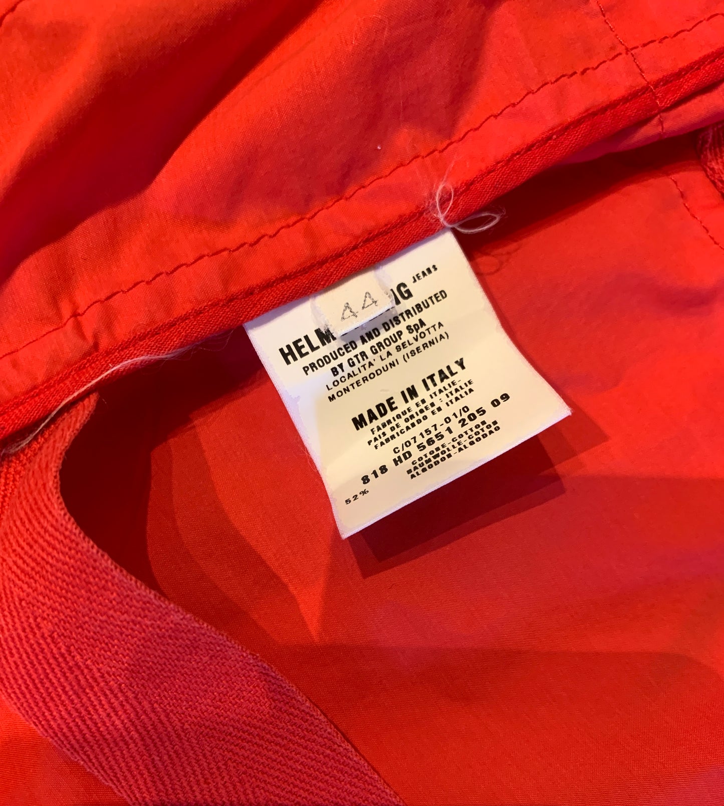 Vintage  Helmut Lang S/S 2000 Pillow Neck Hooded  3D Pocket Bondage Hooded Parka Coat