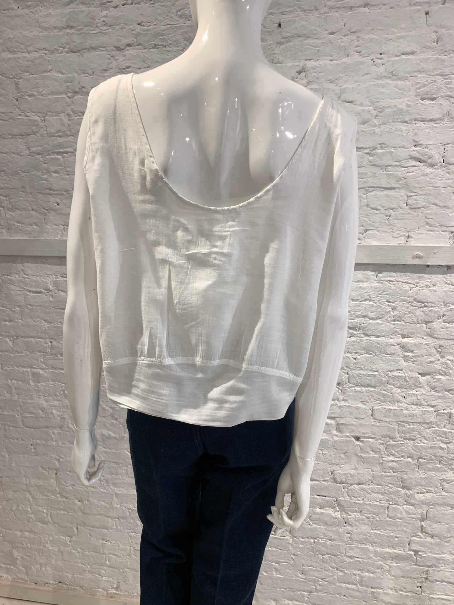 Hussein Chalayan Archival Transformative Multi-Way Blouse - White Cotton