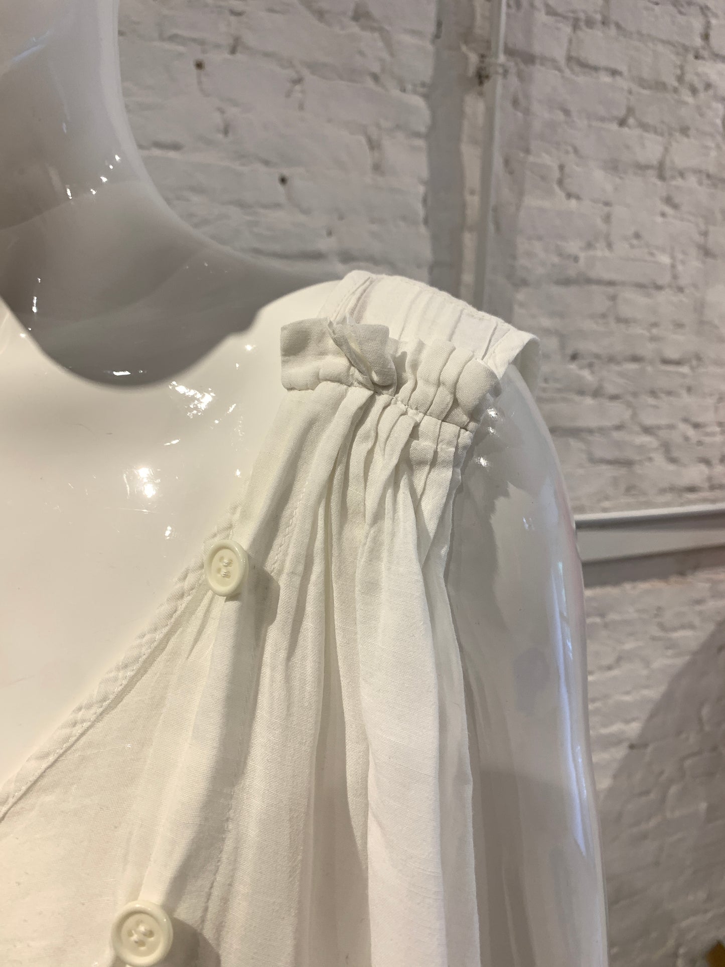Hussein Chalayan Archival Transformative Multi-Way Blouse - White Cotton