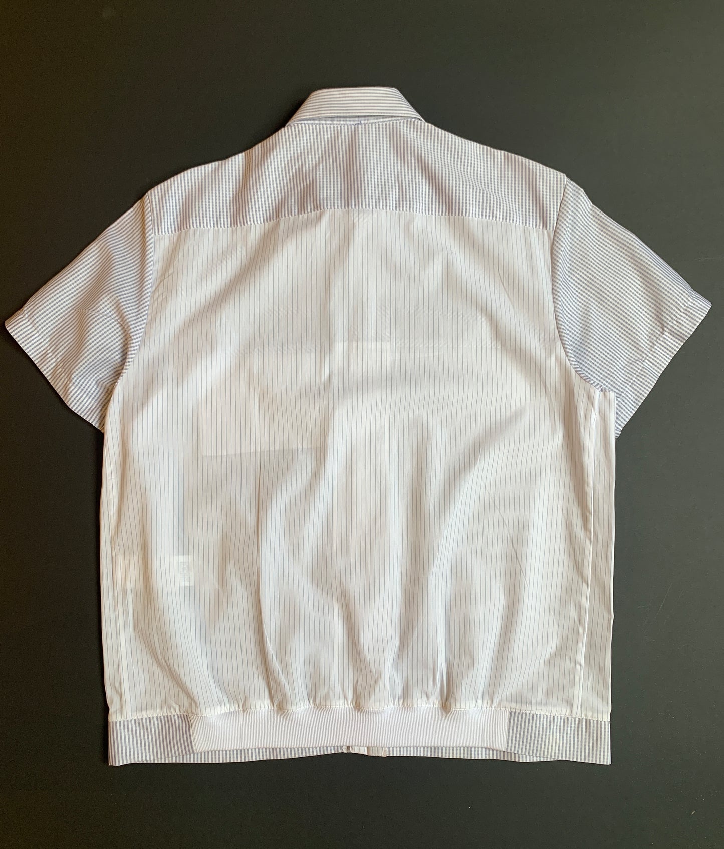 Raf Simons Spring Summer 2007 cotton short sleeve patchwork shirt NWT