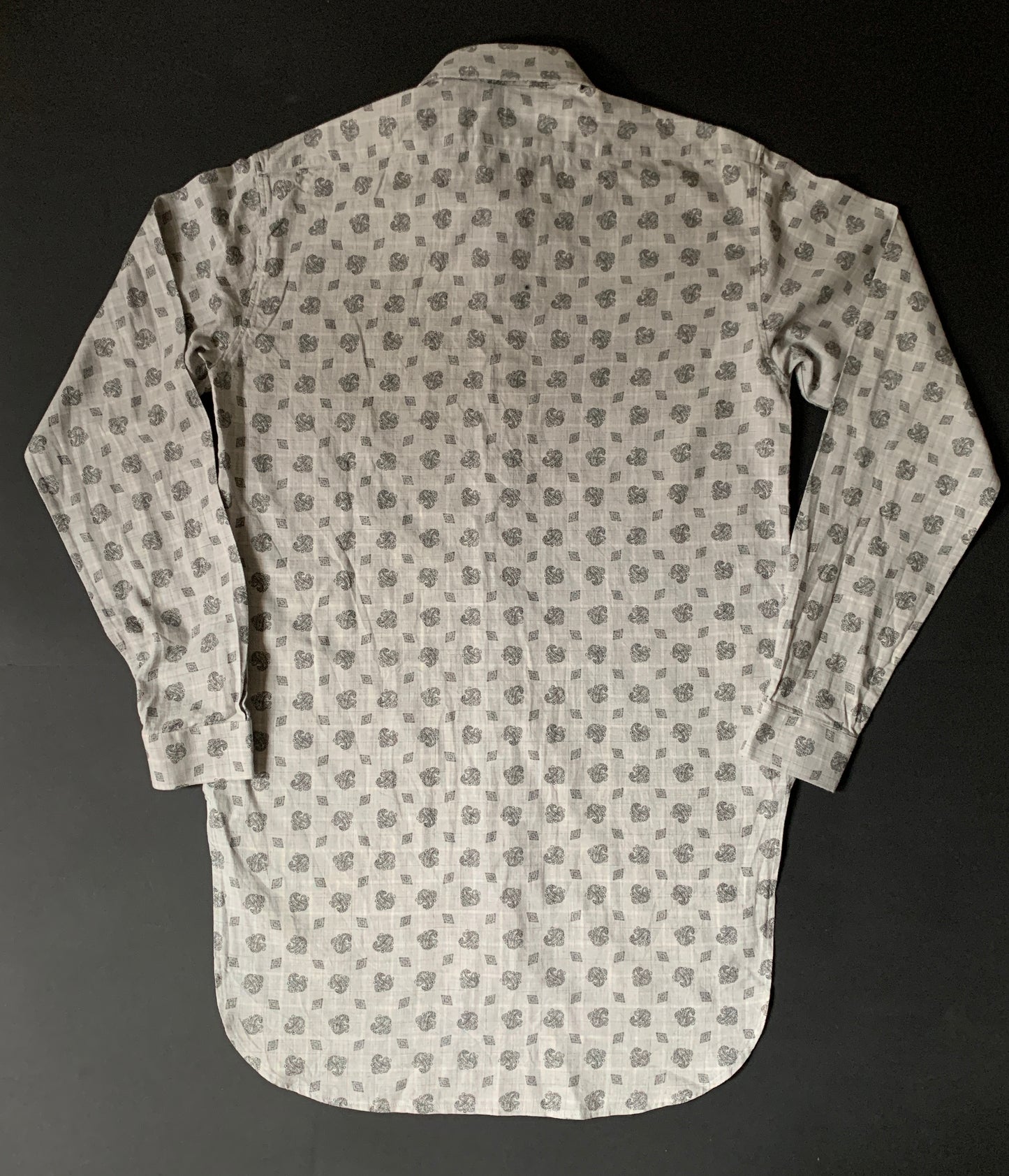 Raf Simons A/W 2004/05 Waves collection oversized cotton paisley print shirt