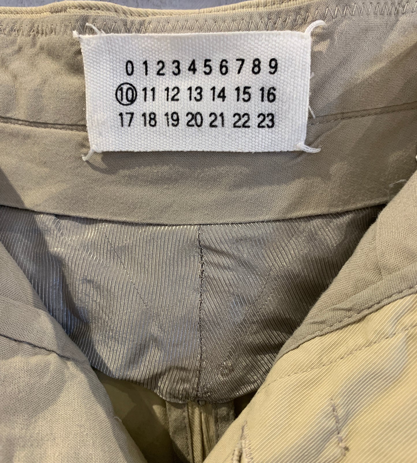 Martin Margiela, S/S 2006 Men's Chino Cotton Anatomical Trouser