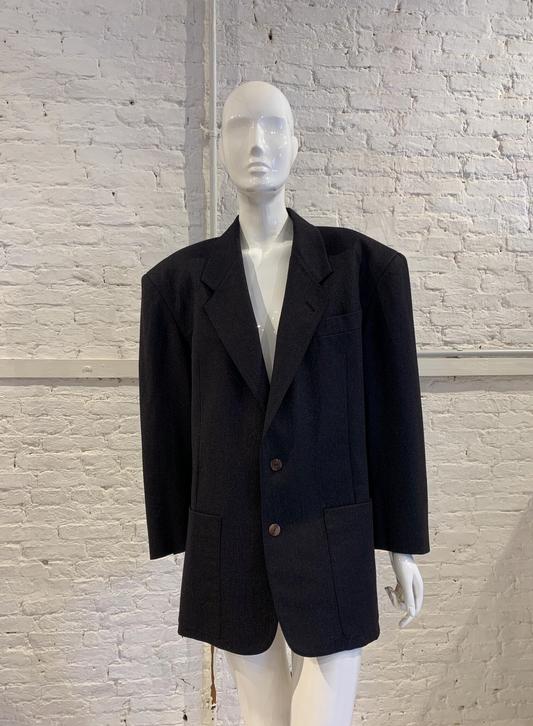 Vintage 1980s JEAN PAUL GAULTIER  pour Bogy's  Wool Oversized Blazer Jacket Unisex