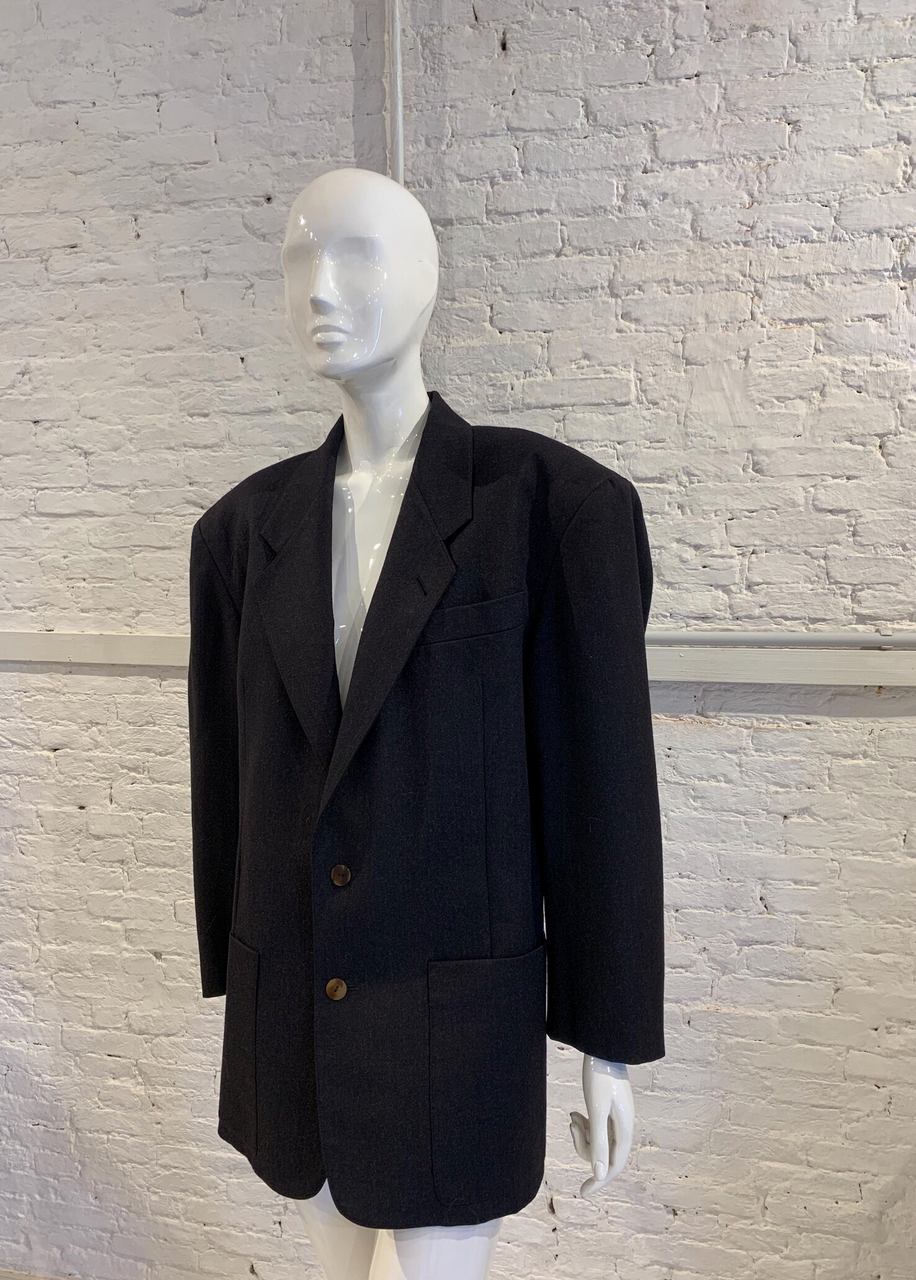 Vintage 1980s JEAN PAUL GAULTIER  pour Bogy's  Wool Oversized Blazer Jacket Unisex