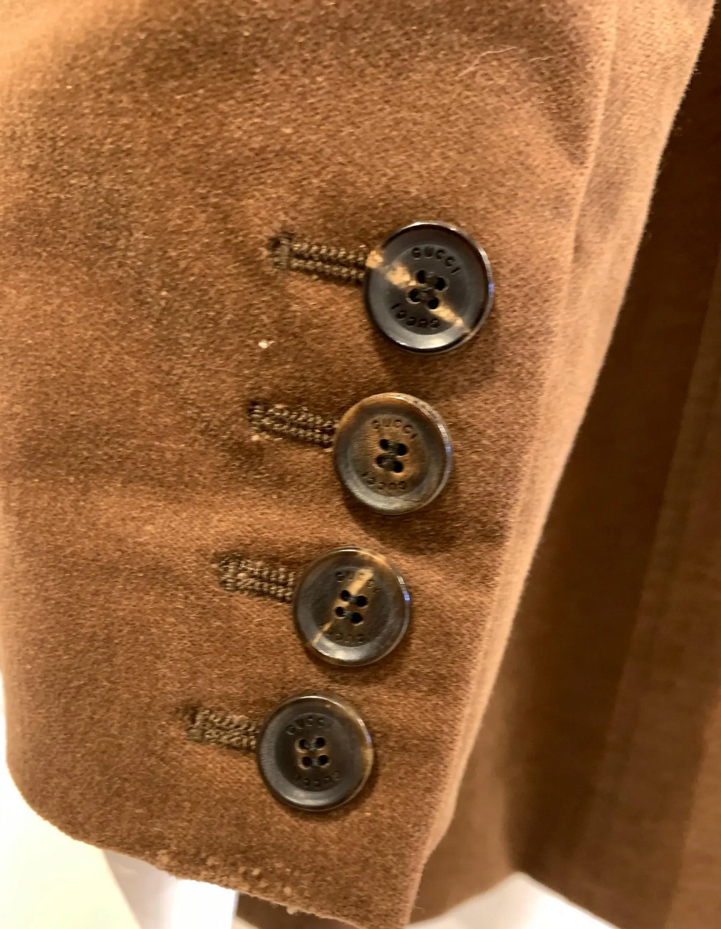 Vintage Gucci Velvet Smoking Tuxedo Single Breasted Blazer Jacket