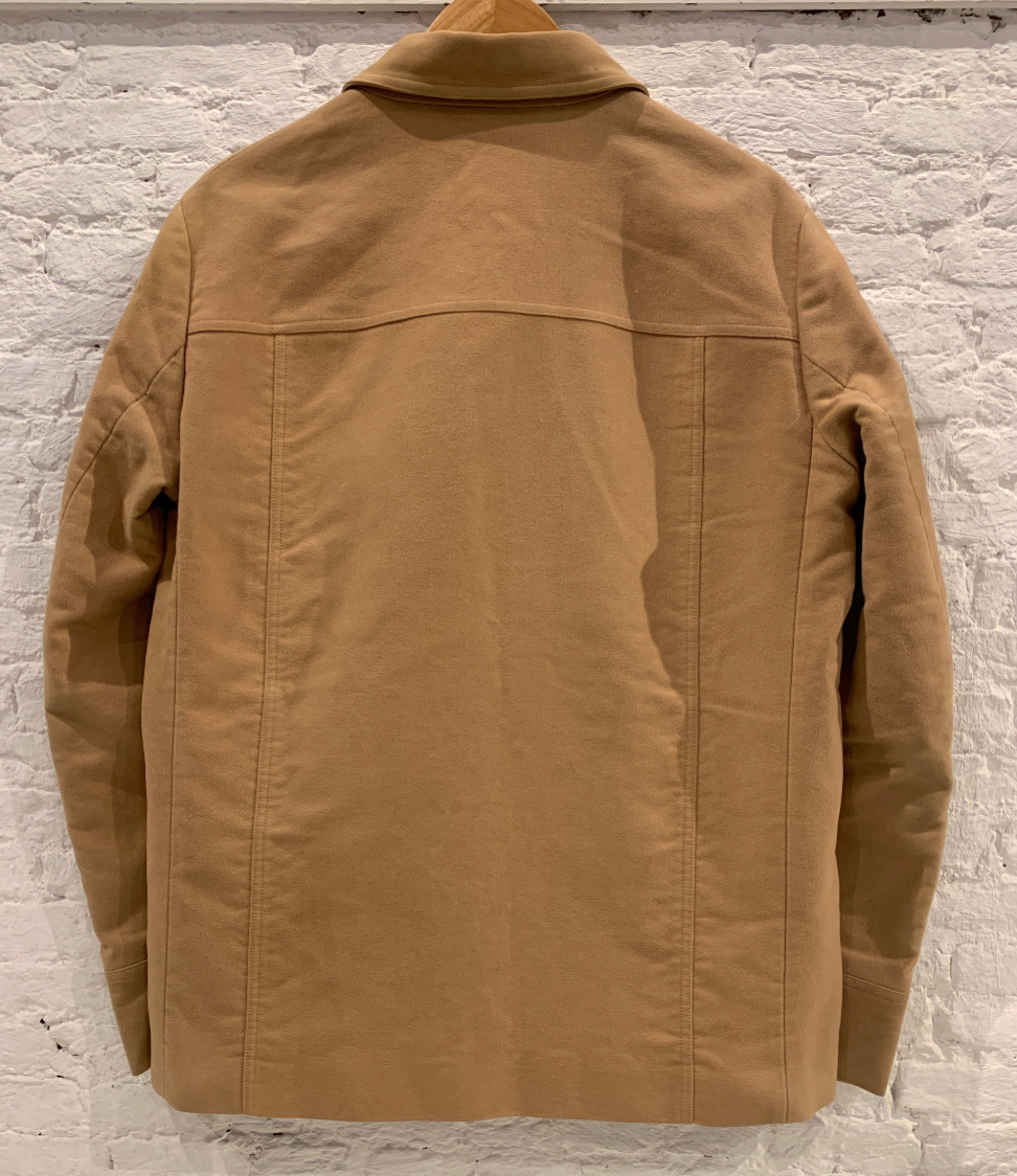 Vintage Helmut Lang 1990's Tailored Camel Moleskin Jacket